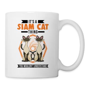 Siamese Cat Spirit Animal Siam Cat Siamese Cat - Mug - white - Right
