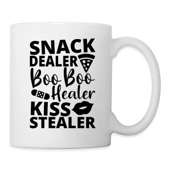 Mama Mother Kisses Thief - Mug - white - Right