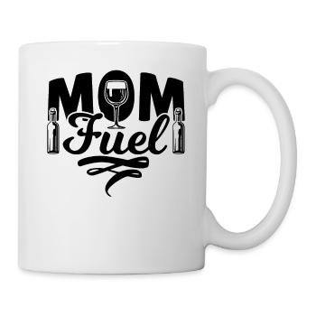Mom Mutter Muttertag Wein Spruch Geschenk - Tasse - Weiß - Rechts