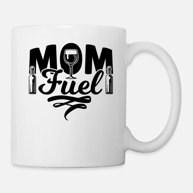 Maman Mère Fête des Mères Vin Disant Cadeau - Mug blanc - blanc
