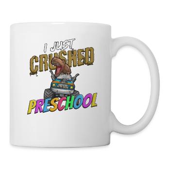 Monster Truck Dinosaur Preschool I Gift - Mug - white - Right