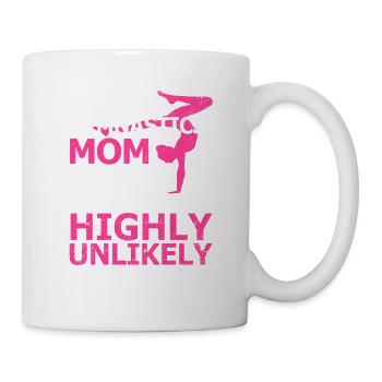 Funny Gymnast Mum Gymnastik Mothers Day I'm A Gym - Tasse - Weiß - Rechts