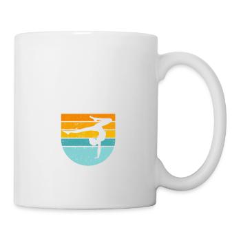 Ich bin ein Trikot Washin 'Gymnastik Mom Funny - Tasse - Weiß - Rechts
