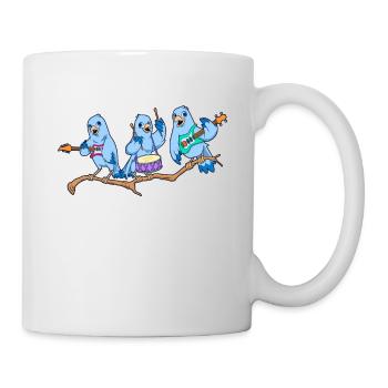 Musical Bird Band - Bird Lovers - Mug - white - Right