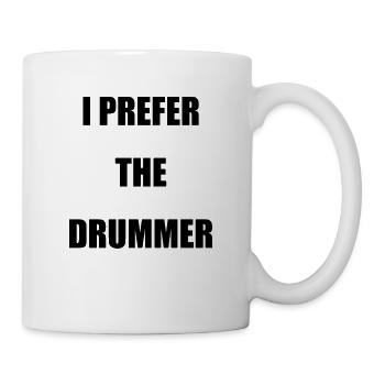 Band Groupie Concert Festival Drummer Drummer - Mug - white - Right