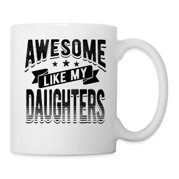Parents Mother Father of daughters Daughters - Mug - white - Right
