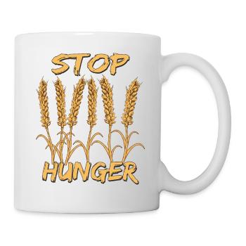 STOP HUNGER - Tasse - Weiß - Rechts