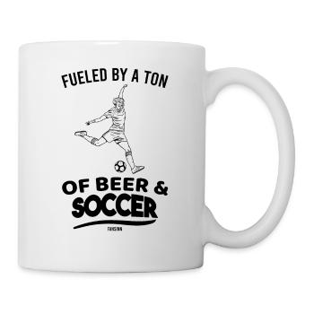 Football Game Father's Day Beer Gift - Mug - white - Right