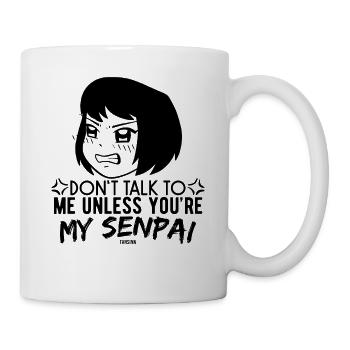 lustiger Anime Spruch Manga Comic - Tasse - Weiß - Rechts