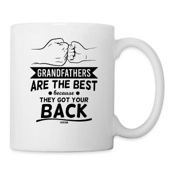 Grandpa Papa Father's Day Saying - Mug - white - Right