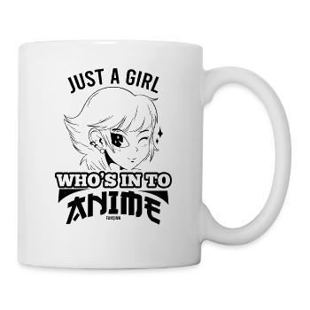 Anime Fille Manga Fille Dicton - Mug blanc - blanc - Droite