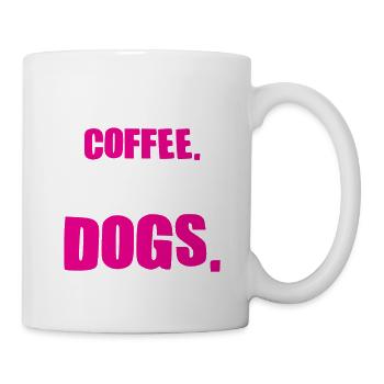 week-ends café chiens - Mug blanc - blanc - Droite