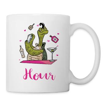 Bartender Turtle Happy Hour Party Holiday - Mug - white - Right