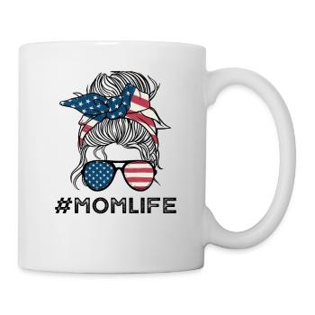 Women Merica Momlife - Mug - white - Right