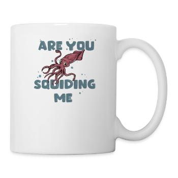 Meeresbiologie Qualle Ozean Wal Krabbe Tintenfisch - Tasse - Weiß - Rechts
