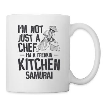 Chef Japanese Samurai Cooking Baking Meals - Mug - white - Right