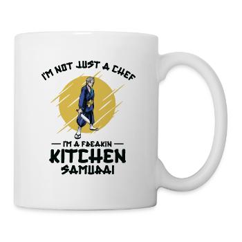 Chef Japanese Samurai Cooking Baking Meals - Mug - white - Right