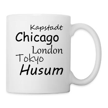 Husum - Tasse - Weiß - Rechts