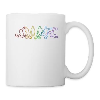 Soccer LGBT Rainbow Fußball Goal Keeper Futbol - Mug - white - Right