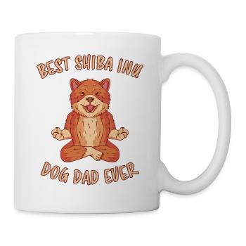 Shiba Inu Dad Dog Fun Saying Shiba Inu Gift - Mug - white - Right