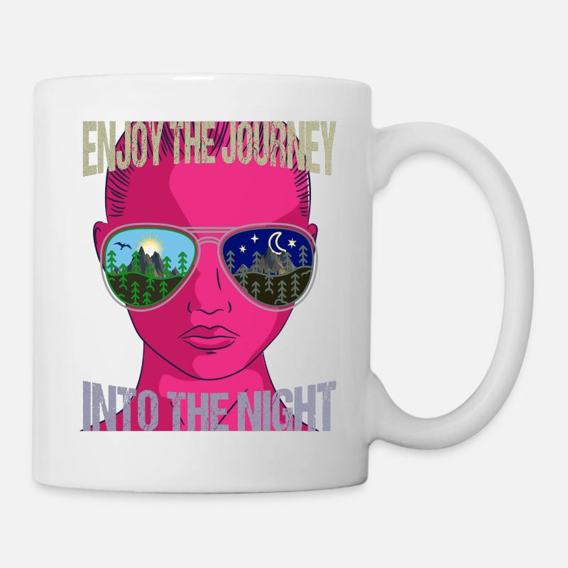 Holiday Trip Explorers into the Night - Mug - white