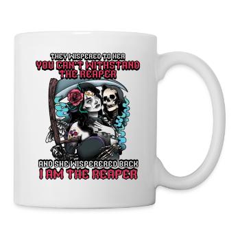 I Am The Grim Reaper Dia De Los Muertos - Mug - white - Right