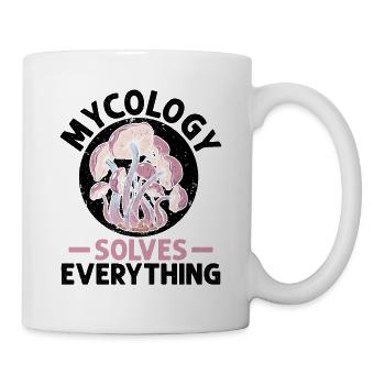 Mycology Mushrooms Nature Forest Gift Idea - Mug - white - Right