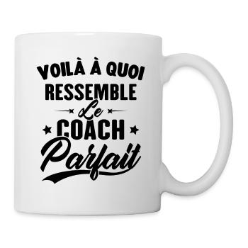 Coach Parfait Cadeau Humour Personnalisé - Mug blanc - blanc - Droite