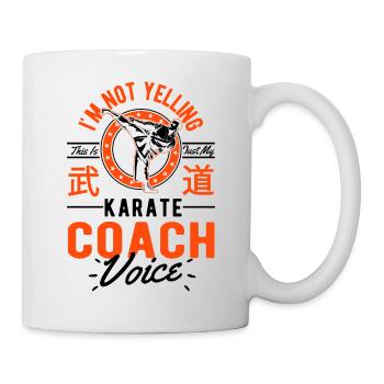 Ich Schreie Nicht - Karate-Trainer - Tasse - Weiß - Rechts