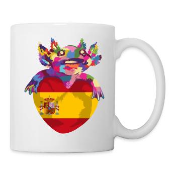 Drapeau d’Espagne Vintage Drapeau espagnol d’occasion Look - Mug blanc - blanc - Droite