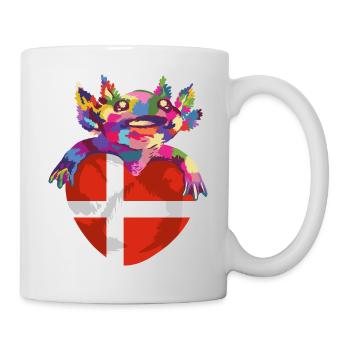 Danemark Drapeau Scandinavie Drapeau danois Voyage - Mug blanc - blanc - Droite