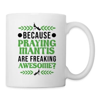 Mante religieuse mante mante mante mante - Mug blanc - blanc - Droite