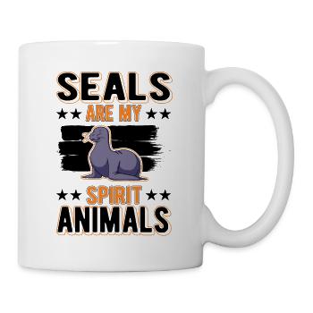 Phoque animal Sea Lion Spirit - Mug blanc - blanc - Droite