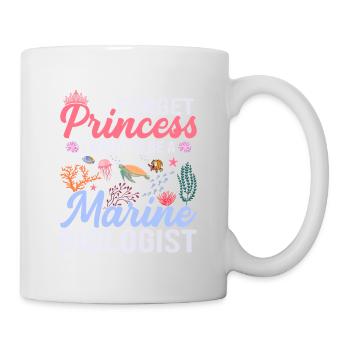 Forget Princess Je veux être biologiste marin oc - Mug blanc - blanc - Droite