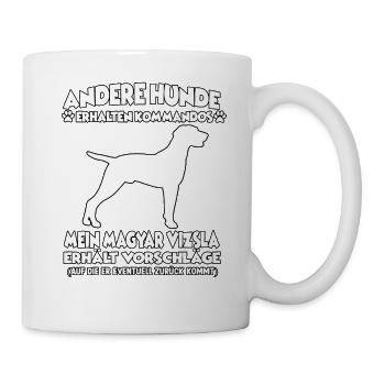 Funny Magyar Vizsla Dog Training Dog Owner - Mug - white - Right