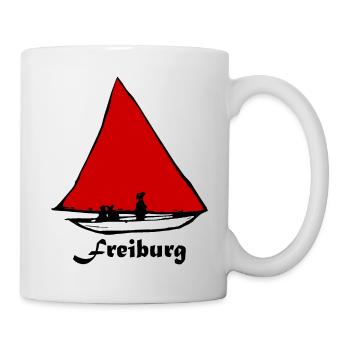 Bächleboot Rot in Freiburg Ernst Ludwig Kirchner - Mug - white - Right