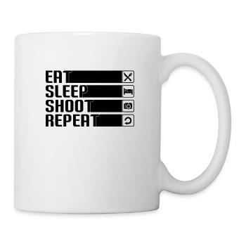 Fotografie Spruch Fotografieren Fotograf - Tasse - Weiß - Rechts