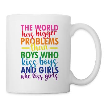 LGBT Tolerance Gay Lesbian - Mug - white - Right