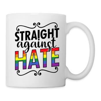 Toleranz für Schwule Homosexuelle Lesben LGBT - Tasse - Weiß - Rechts