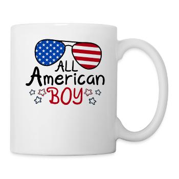 All American Boy 4th of July - Mug - white - Right