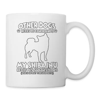 Funny Shiba Inu Dog Training Dog Owner - Mug - white - Right