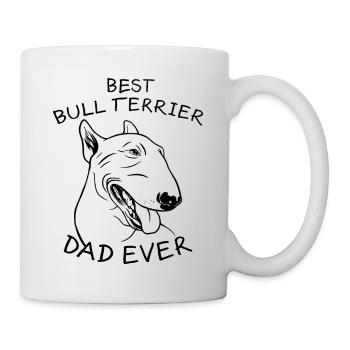 Bull Terrier Dad Dog Saying Bull Terrier Gift - Mug - white - Right