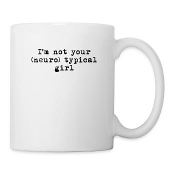 Je ne suis pas votre fille neurotypique - Neurodivergent - Mug blanc - blanc - Droite