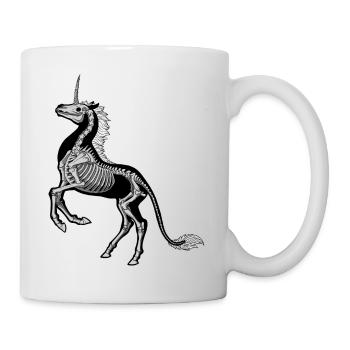 Dead Unicorn - Tasse - Weiß - Rechts