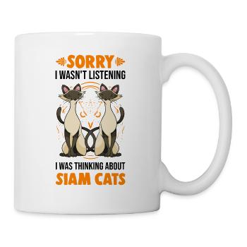 Siamese Cat Gift Siam Cat Siamese Cat - Mug - white - Right