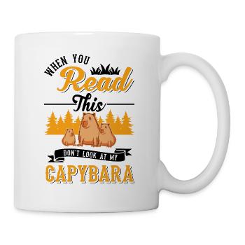 Capybara Wasserschwein Capibara - Mug blanc - blanc - Droite