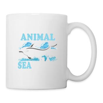 My Spirit Animal Is A Sea Panda Scientist Marine - Tasse - Weiß - Rechts