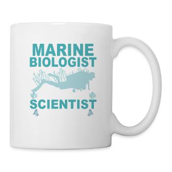Biologiste marin comme un scientifique normal Ocean Stu - Mug blanc - blanc - Droite