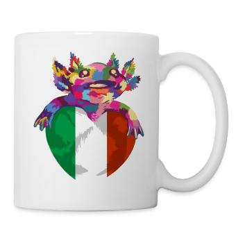 Italie Drapeau Vintage Drapeau Italien Occasion Look - Mug blanc - blanc - Droite