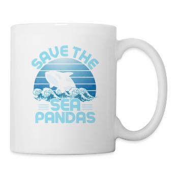Save The Sea Pandas Marine Biology Scientist - Tasse - Weiß - Rechts